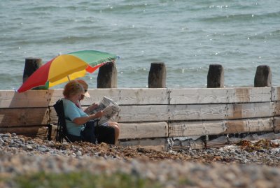 Safe place to read the paper