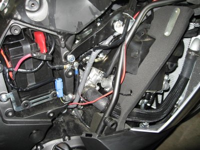 Right side engine bay