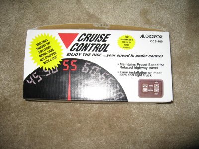 Audiovox cruise control