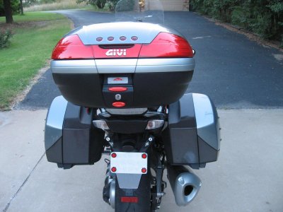 V46 on rack rear view