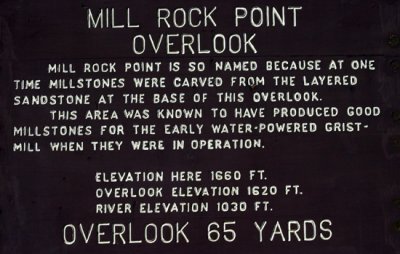 Mill Rock Point sign