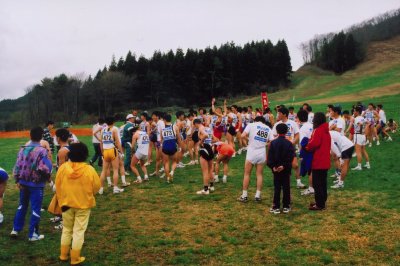 The start line before another age group took off