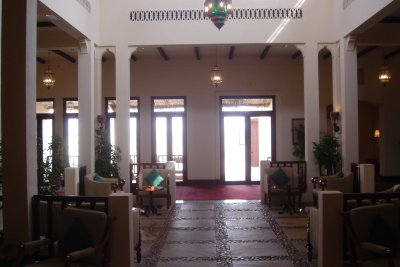 lobby of Al Maha Resort