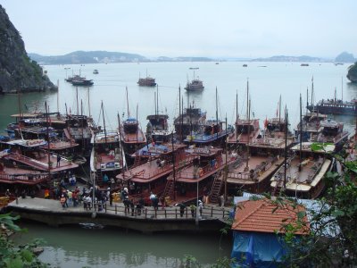more tourists boats