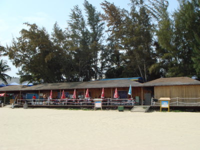 beach hut...