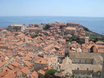view of dubrovnik from tower