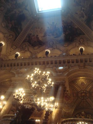 the ceiling