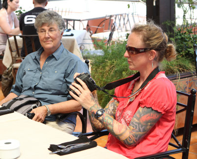 Sharon and Laura at rooftop lunch.jpg