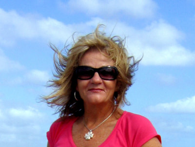 Gail C. on the island of Cozumel