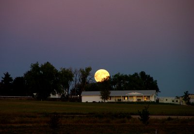 Moon Over Lakota Lakes