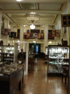 inside the Freemason Museum