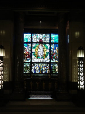 Altar of Peace - in front window of Lodge