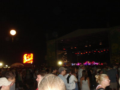 South Stage at the end of Saturday Night