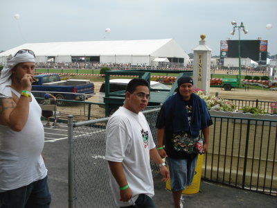 Christian & Harrison getting ready for Wu