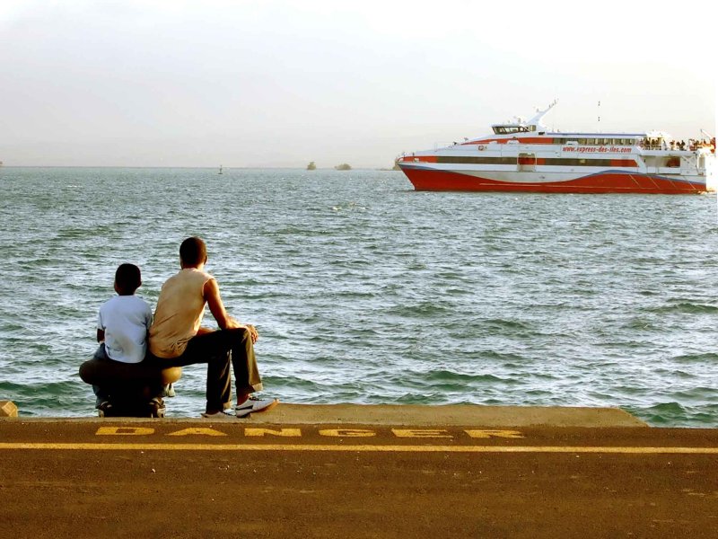 Departure for Marie Galante
