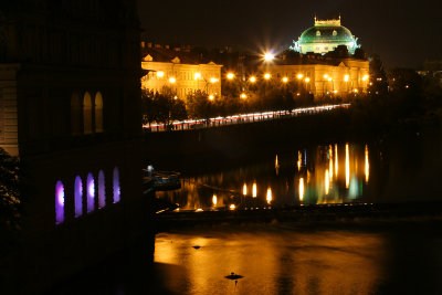 Prague - Narodni Theater by the river