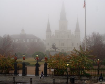 River Fog on Jackson Square