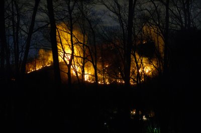 Fire on Cove Mountain
