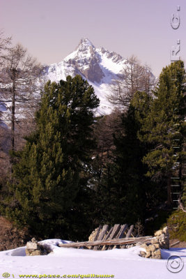 Pyramid of Great Rochebrune Peak