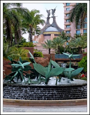 The Flying Fish Fountain At the Atlantis Hotel and Casino