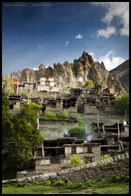 Morning visit to the gompa in Braga