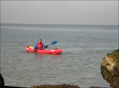 Mer du Nord - Knokke (au fond Zeebruge)