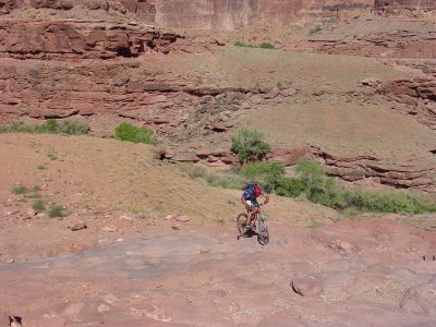  Cliff Hanger is also a popular mountain bike trail,and often make better time then Jeep's !!!!