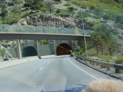 Tunnels on Interstate70 in Glenwood Springs area.