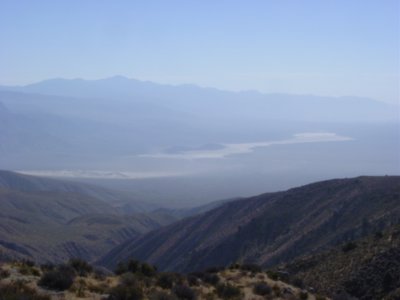  Looking down into Saline valley.