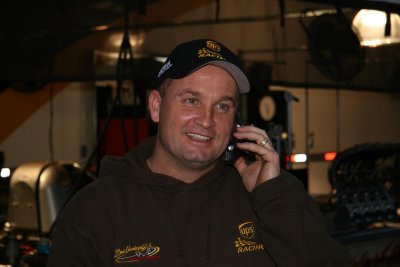 Bob Vandergriff Jr driver of the UPS Top Fuel Dragster.