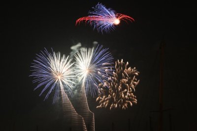 Firework's shot at Cabrillo Beach