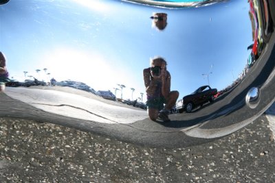 Bumper reflection in what kind of car and year .