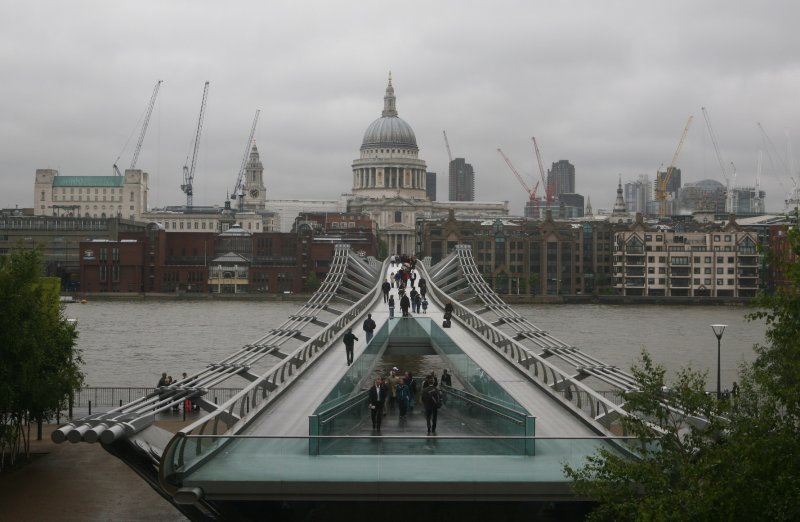 St Pauls and The Millenium Bridge from The Tate Modern