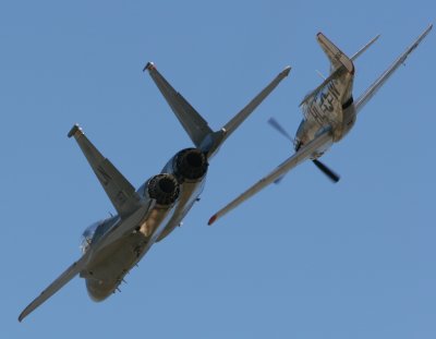 F15 and Mustang