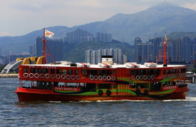 Colourful ferry