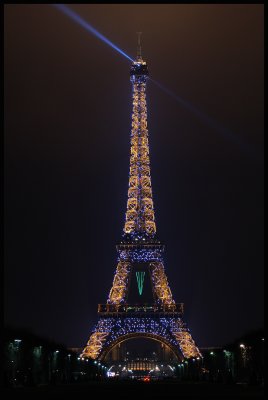 La Tour Eiffel... scintillant toutes les heures