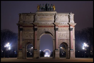 L'arc de Triomphe du Carrousel du Louvre