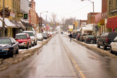 Small Town Winter- Pendleton, Indiana