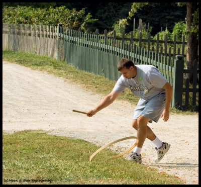 Stick and hoop