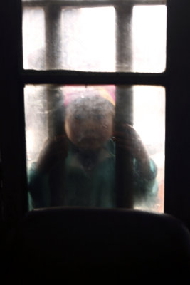 The strange girl in Đồng Văn market