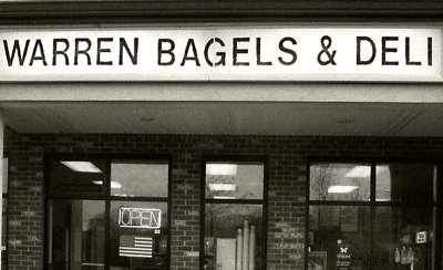 Warren Bagels Sign