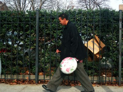 Walking With a Balloon