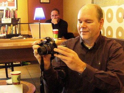 Joe Shoots At Starbucks