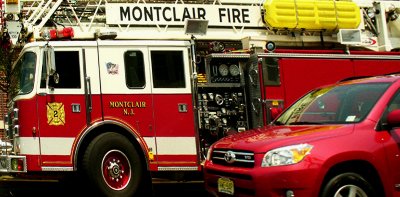 Montclair FD And Red Car