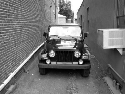 Jeep In Alley