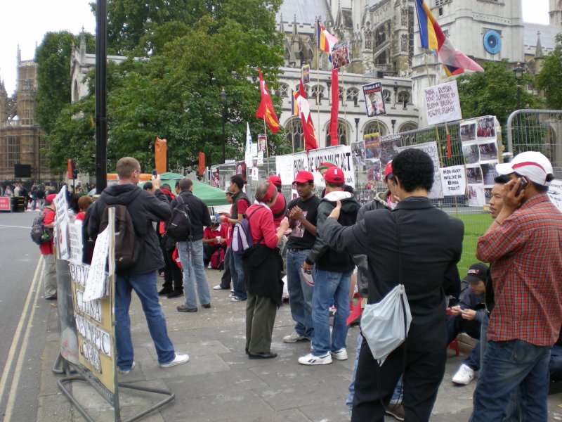 Peace Camp - 24 hr  Vigil outside Parliament