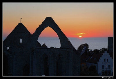 Sunset at St. Katharine's, Gotland