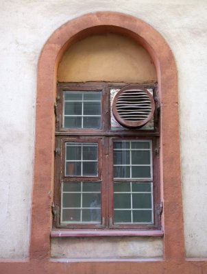 A window with ventilation