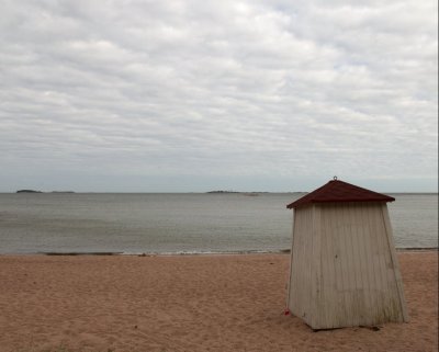 On the beach