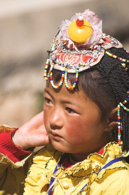 Tibetan Girl. Zongdian.